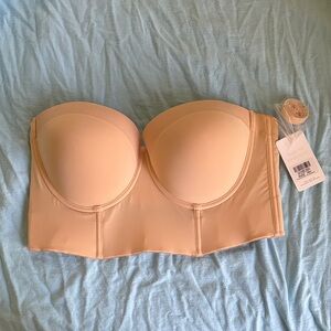 Lively low-back strapless bra